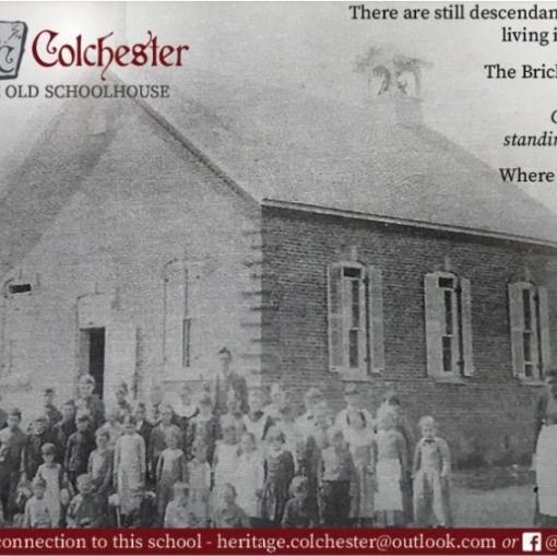 Heritage Coldwater - Postcard of The Old Schoolhouse